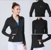 LULUS ALIGN WOMEN YOGA JACKET DEFINE WORKOUT SPORT COAT COAT FITNESSスポーツクイックドライアクティブウェアトップソリッドジップアップスウェットシャツスポーツウェア2023ホットセル通気性デザイン002