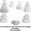 Candles 4 6 10 layer Macarons Display Tower Wedding Cake Decorating Tool Plastic Macaron Stand Fondant Donuts Holde 230729