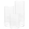 Candle Holders Glass Cup Household Shades Pillar Candles Cover Cylinder Candleholders