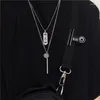 Pendentif Colliers INS Personnalité Hommes Couple Multicouche Ensemble Hip-Hop Collier Chandail Chaîne Hip Hop Boho Chaînes Femmes