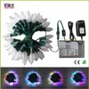 500 pçs C7 C9 10 lote inteiro à prova d'água IP68 endereçável RGB Full Color DC12V WS2811 LED Christmas Pixel String Light Green Wire M248y