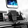 Automatic Locking Gravity Universal Air Vent GPS Cell Phone Holder Car Mount Stand Grille Buckle Type Compatible for iPhone Androi2726