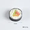 Dekorativa blommor Fake Food Simulation of Japanese Seaweed Sushi Triangle Rice Ball Model Cuisine Decoration Shooting Props