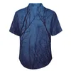 Chemises décontractées pour hommes Chemise à imprimé forêt Loved The Stars Beach Loose Hawaii Cool Blouses Manches courtes Graphic Oversize Clothes