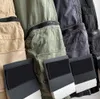 Pantaloni da uomo estivi Pantaloncini da uomo Designer Stones Island Cargo Badge Patches Pantaloni sportivi estivi Pantaloni sportivi con tasche grandi Pantaloni Uomo Design allentato66ess