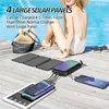 Cell Phone Power Banks 43800mAh Solar Power Bank Fast Qi Wireless Charger for iPhone 12 Samsung Huawei Xiaomi Poverbank PD 20W Fast Charging Powerbank L230824