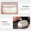 Storage Bottles Small Candy Box Canister Jars Plate Coffee Dispenser Dessert Ceramic Container Cube Bowl Food