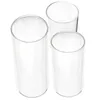 Kaarsenhouders Clear Glass Cup Shades Jar Candles Pillar Huishoudelijke cilinders