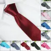 Bow Ties Men Jacquard Skinny Gravatas Slim Striped Classic Dot Corbatas Wedding Neck Tie Microfibra Cravat Necktie 7cm BTW