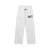 Broek heren ontwerper zweetwedstrijd mode essentails print sport pant high street essent joggers dames essentiële zweet broek broek jogelaar essen streetwear 07