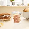 Bouteilles de stockage Bocaux transparents Boîtes de cuisine de grande capacité Organisateur de grains de café transparents Conteneur de nourriture Gadgets