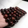 Strand Men's Red Tiger's Eye Armband Natural Tiger med solrosspärlor