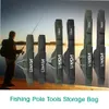 Angeln Zubehör Tragbare Tasche Klapp Angelrute Reel Pole Getriebe Tackle-Tool Tragen Fall Organizer Reise Lagerung p230729