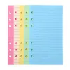 Gift Wrap Binding Lined Journal Notebook Loose Leaf Planner Fillers Colorful 6-Hole Refills Note Book Inserts