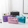 Storage Bags Multifunctional Cosmetic Bag Women Makeup Brushes Travel Organizer Tools Rolling Pouch Waterproof PVC Wash