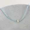 Choker ALLME Böhmen Mehrfarbige Naturstein Strang Perlen Halskette Für Frauen Echte Süßwasser Perle Strand Schmuck