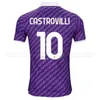 2023 2024 Jerseys de futebol da Fiorentina Jovic Castrovilli J Ikone Callejon Prince Gonzalez 23 243 Camisas de futebol da Fiorentina