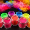 Nagelglitter 9 ste neon pigment pulver bulk fin regnbågsglitter set fluorescens damm nagelförsörjning för proffs sommardekorationer 230729