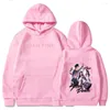 Herrtröjor kpop bp rosa mens höst vinter pojkar flickor tröjor mode cosplay hoodie