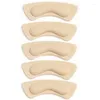 Meias femininas 6 pçs palmilhas de salto remendo para alívio da dor almofadas antidesgaste almofadas para cuidados com os pés protetor adesivo nas costas palmilha de inserção de sapatos