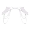 Riemen Mode Tieners Y2k Angel Wing Riem Klinknagel Decor Tailleband Voor Jurken Shirt Drop