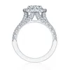 Huitan Trendy Damen Ringe mit brillantem Zirkonia, Luxus-Verlobungsringe, modisch, Hochzeit, Schmuck, Tropfenverschiffen, 1586