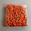 Decorative Flowers 10/25/50Pcs Easter Artificial Carrot Mini Foam Vegetable Fruits Happy Decoration Ornament For Home Table Kids DIY Crafts