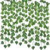 Dekorativa blommor 6.8ft Artificial Ivy Garland Fake Vines Silk Leaves Grönska hängande växter för sovrummet Garden Home Wedding Wall Decor