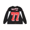 Herren Hoodies American Ice Hockey Uniform Shirts Nr. 77 Retro Paar Kausal Lose High Street Langarm Pullover Männliche Kleidung