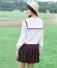 Zestawy odzieży klasyczne japoński mundur szkolny 3 kolor 2 szt. Skarbowe garnitury dla seksownych dziewcząt ubrania uczniów