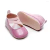 Babyschoenen Meisjes Prinses Kleine Leren Schoenen Voor Baby Baby Kinderen Engeland Retro Kinderen Peuter Platte Schoenen