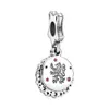 Vendita calda di alta qualità perline d'amore charms designer regali di fidanzamento accessori per gioielli ciondolo a forma di ali d'angelo a forma di cuore collana braccialetto Pandora adatta fai da te