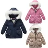 Chaquetas de ropa de abrigo para niños y niñas, abrigo de lana grueso con capucha de invierno, ropa para niñas, Tops, chaqueta