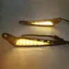 1 par för Toyota Vitz 2016 2017 2018 Bil LED DAYTIME Running Light Drl Yellow Turn Signal Light Bumper Lamp Fog Lamp252x