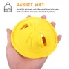 Hundkläder illrar mini husdjur hatt head cover hamster klädt tillbehör kostym tillbehör