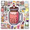 Nouveau 10 50 100 PCS Mignon Dessin Animé Perle Lait Thé Autocollants Pack pour Fille Boba Bubble Teas Sticker Autocollant À DIY Bagages Ordinateur Portable Guitare Ca276L