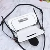 Single shoulder bag, crossbody bag, underarm bag, handbag, P family new style splicing, high-quality leather, celebrity piece, fashionable and hot style