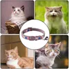 Coleiras para cães para animais de estimação ajustáveis portáteis para animais de estimação pingente colar coleira para gatos coloridos coleiras de pescoço com sinos