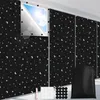 Curtain Star Moon Pattern Blackout Travel Window Blind Shade Removable No Drill Light UV Block Cover