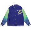 Letter Mens Desinger Desinger Jumper Jacket Baseball uniform Men Persoonlijkheid Retro Robot Mobilisatie handdoek Borduurwerk Hooggewicht Vacht