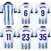 2023/24 Real Sociedad Voetbalshirts 2024 OYARZABA MERINO CARLOS FDEZ SADIQ ARITZ Shirt Heren TAKE BARRENE PACHECO BRAIS MENDEZ LE NORMAND Voetbaltenue Kids kit