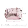 الأكياس المسائية أزياء الكتف الصغير المتقاطع للنساء حقائب اليد الشتوية حقيبة Messenger Gold Pink Mini Ladies Hand Ourene 230729