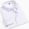 Heren Overhemden Universeel Voor Alle Seizoenen Bamboevezel Overhemd Mannen Lange Mouw Mode Casual Pocket Kwaliteit Business Man Formele Tops