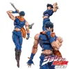 Figure militari 17cm Super Action Statue Joseph Joestar Anime Figure JoJo's Bizarre Adventure Part 2 Action Figure Modello per adulti Doll Toys Regali 230729