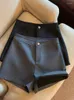 Women's Shorts Sexy Wide Leg High Waisted Stretch Grey Suit Pantalones Cortos De Mujer Wild Casual Y2k Spring Black Feminino