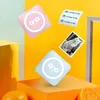 Smart Multi-Function Mini Printer: Print Photos, Post-its, 2D Codes & More - Ink-Free & Portable!-Pink