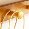 Hangers Wall Mounted Coat Hook Bamboo Wood Rack For Storage Clothes Hat Key Hanger Decor Living Room Hallway Bathroom