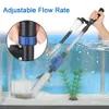 Cleaning Tools Electric Siphon Filter Vacuum Gravel Water Changer Fish Tank Sand Washer Aquarium Operated Cleaner US Plug 230729