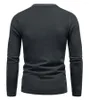 Maglioni da uomo Uomo Winer Casual Solido Lana spessa Maglione di cotone Pullover Alta elasticità Moda Slim Fit O-Collo Taglia S-4X