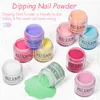 Nail Glitter 10Pcs Nude Pink Series Trempage Nail Powder Set Sparkling Nail Glitter Natural Dry Dip Nail Chrome Décoration Kit 230729